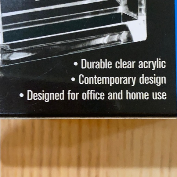 Acrylic business card holder - Picture 2 of 7